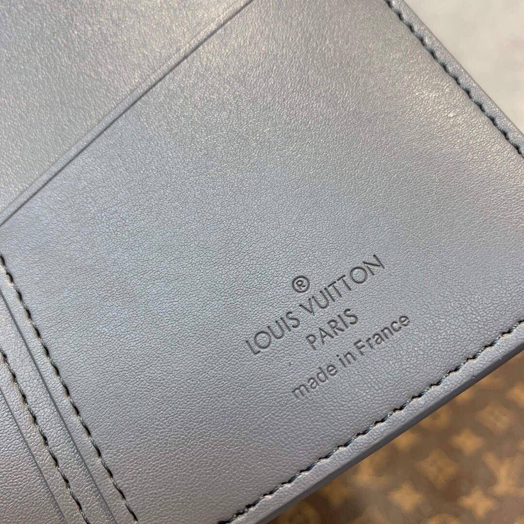 LV M81335 Louis Vuitton Brazza Wallet Anthracite gray
