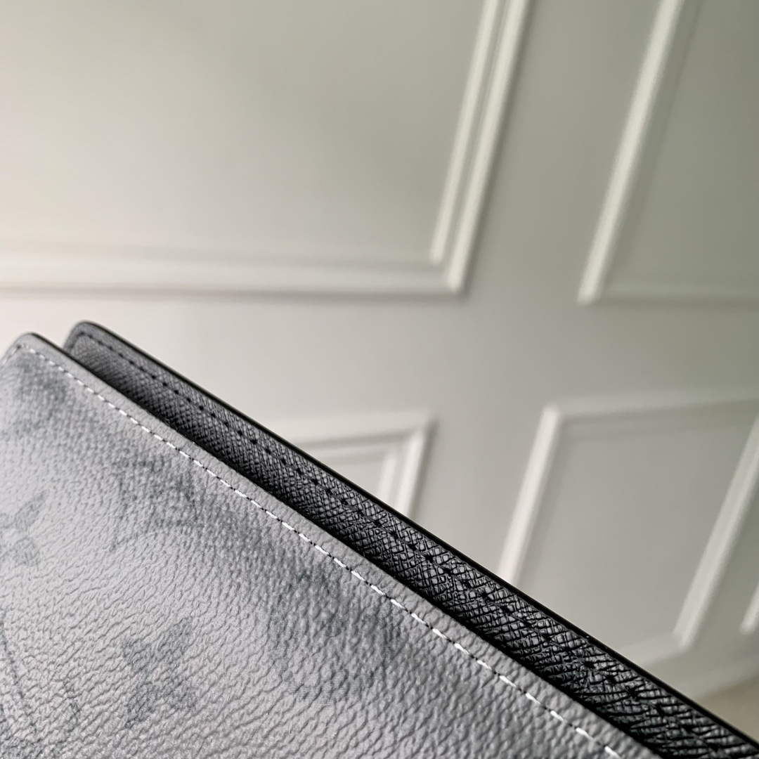 LV M81335 Louis Vuitton Brazza Wallet Gray