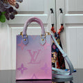 LV M81341 Louis Vuitton Louis Vuitton Petit Sac Plat Bag Monogram - Default Title - View 1