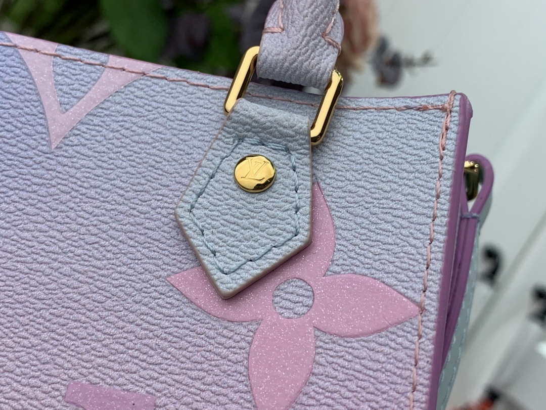 LV M81341 Louis Vuitton Louis Vuitton Petit Sac Plat Bag Monogram - Default Title - View 5