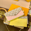 LV M81359 Louis Vuitton Felicie Pochette Bag Pink - Default Title - View 1
