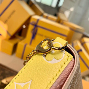 LV M81359 Louis Vuitton Felicie Pochette Bag Pink - Default Title - View 6