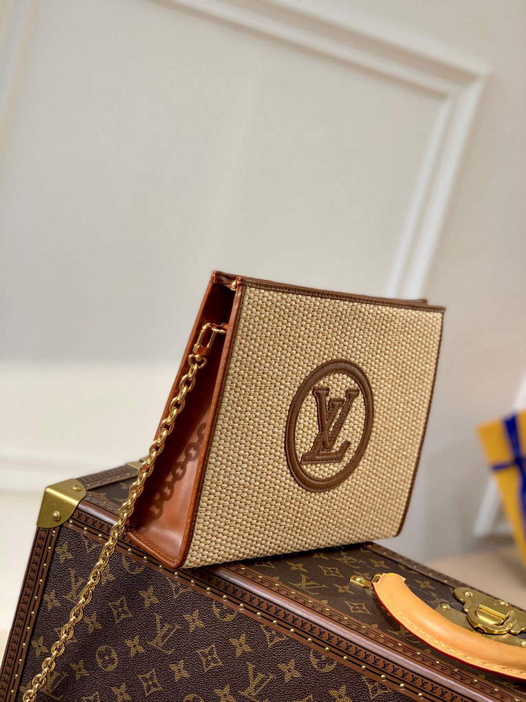 LV M81366 Louis Vuitton Toiletry Pouch On Chain Brown - Default Title - View 2