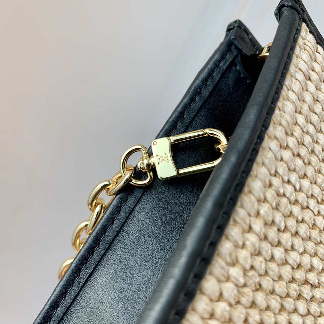 LV M81366 Louis Vuitton Toiletry Pouch on chain Natural and Black - Default Title - View 7