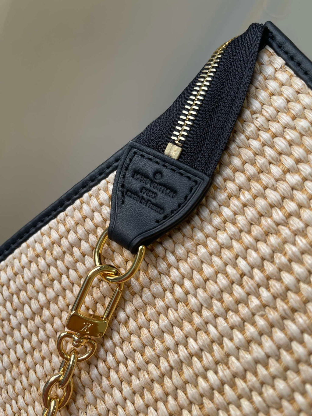 LV M81366 Louis Vuitton Toiletry Pouch on chain Natural and Black