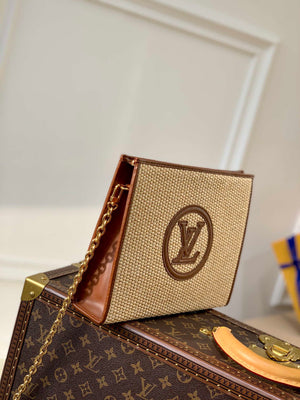 LV M81366 Louis Vuitton Toiletry Pouch on chain Tan - Default Title - View 2