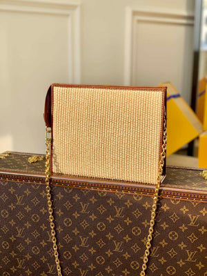 LV M81366 Louis Vuitton Toiletry Pouch on chain Tan - Default Title - View 4