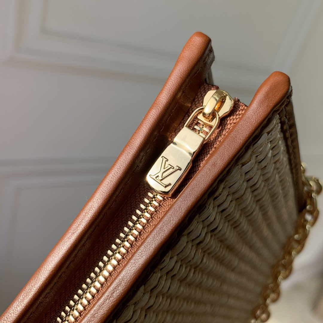LV M81366 Louis Vuitton Toiletry Pouch on chain Tan - Default Title - View 8