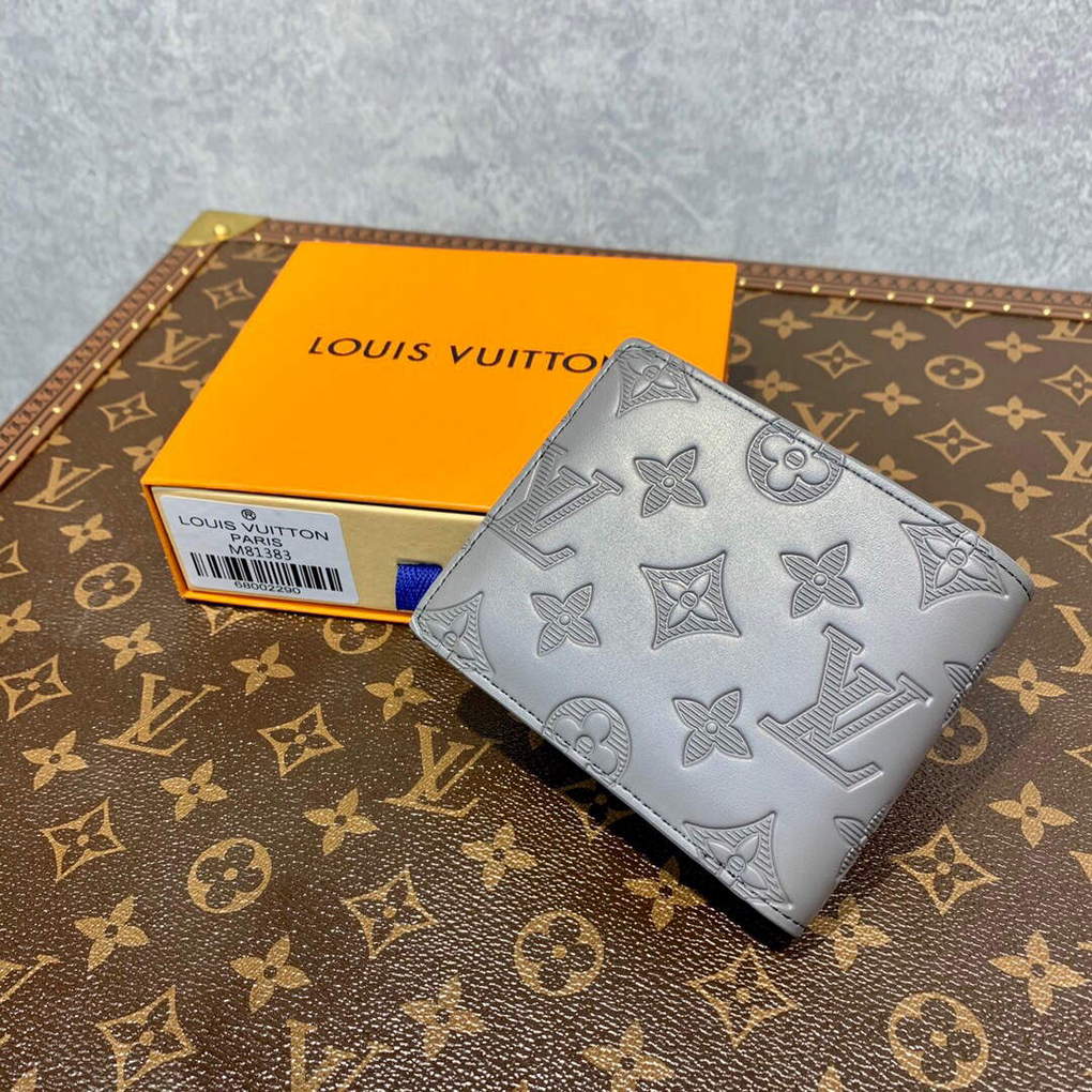 LV M81383 Louis Vuitton Multiple Wallet Anthracite Gray