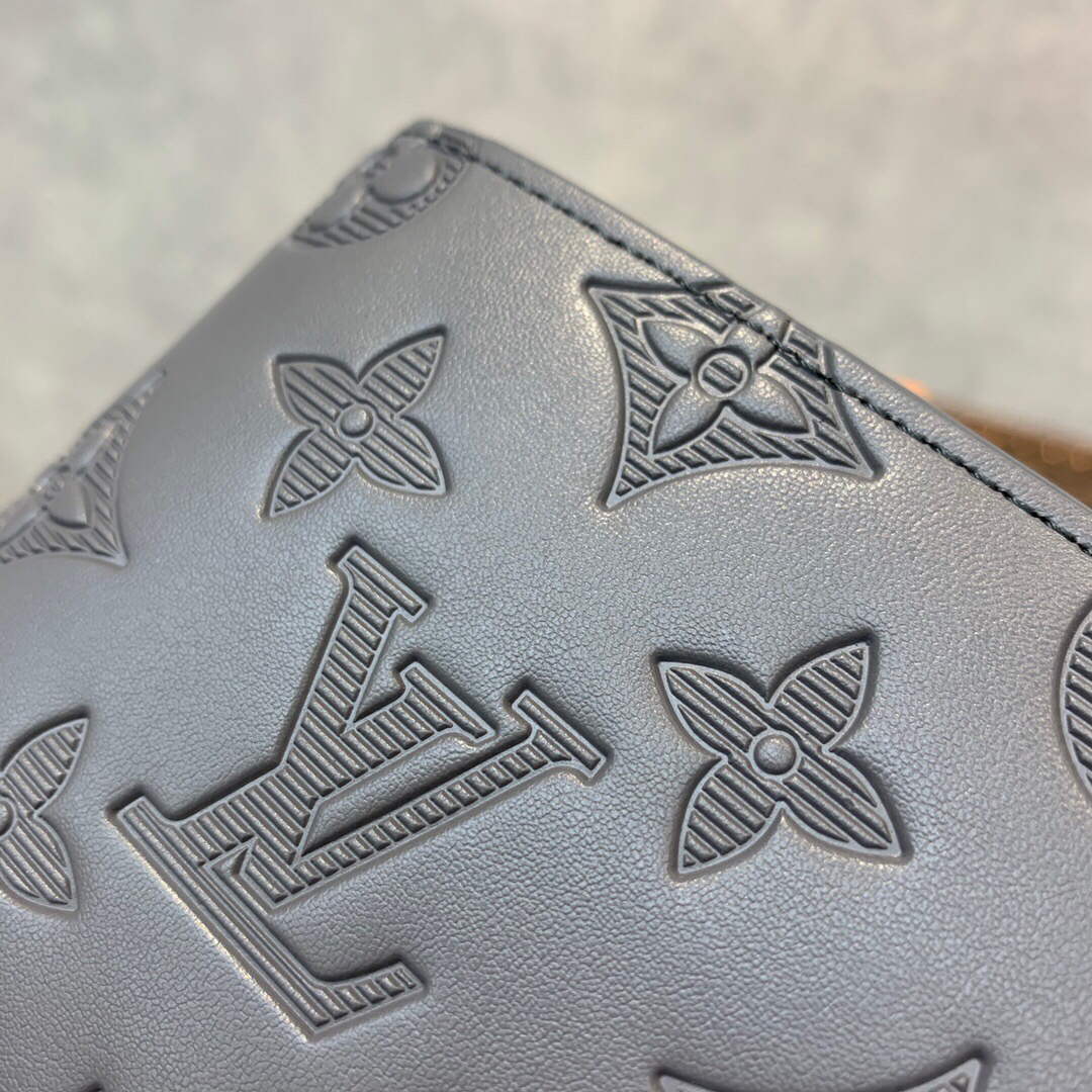 LV M81383 Louis Vuitton Multiple Wallet Anthracite Gray