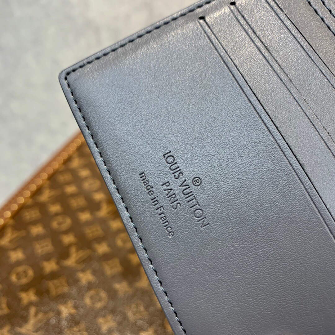 LV M81383 Louis Vuitton Multiple Wallet Anthracite Gray
