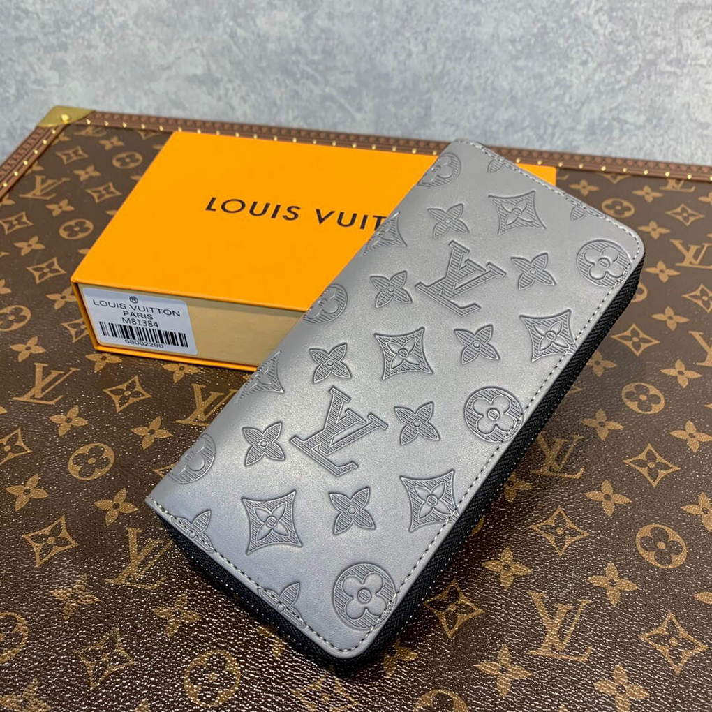 LV M81384 Louis Vuitton Zippy Wallet Vertical Anthracite Gray - Default Title - View 1
