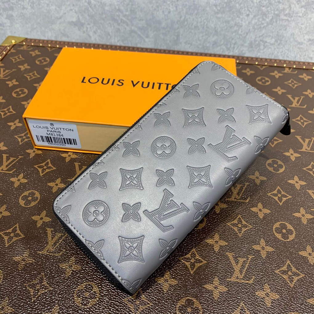 LV M81384 Louis Vuitton Zippy Wallet Vertical Anthracite Gray