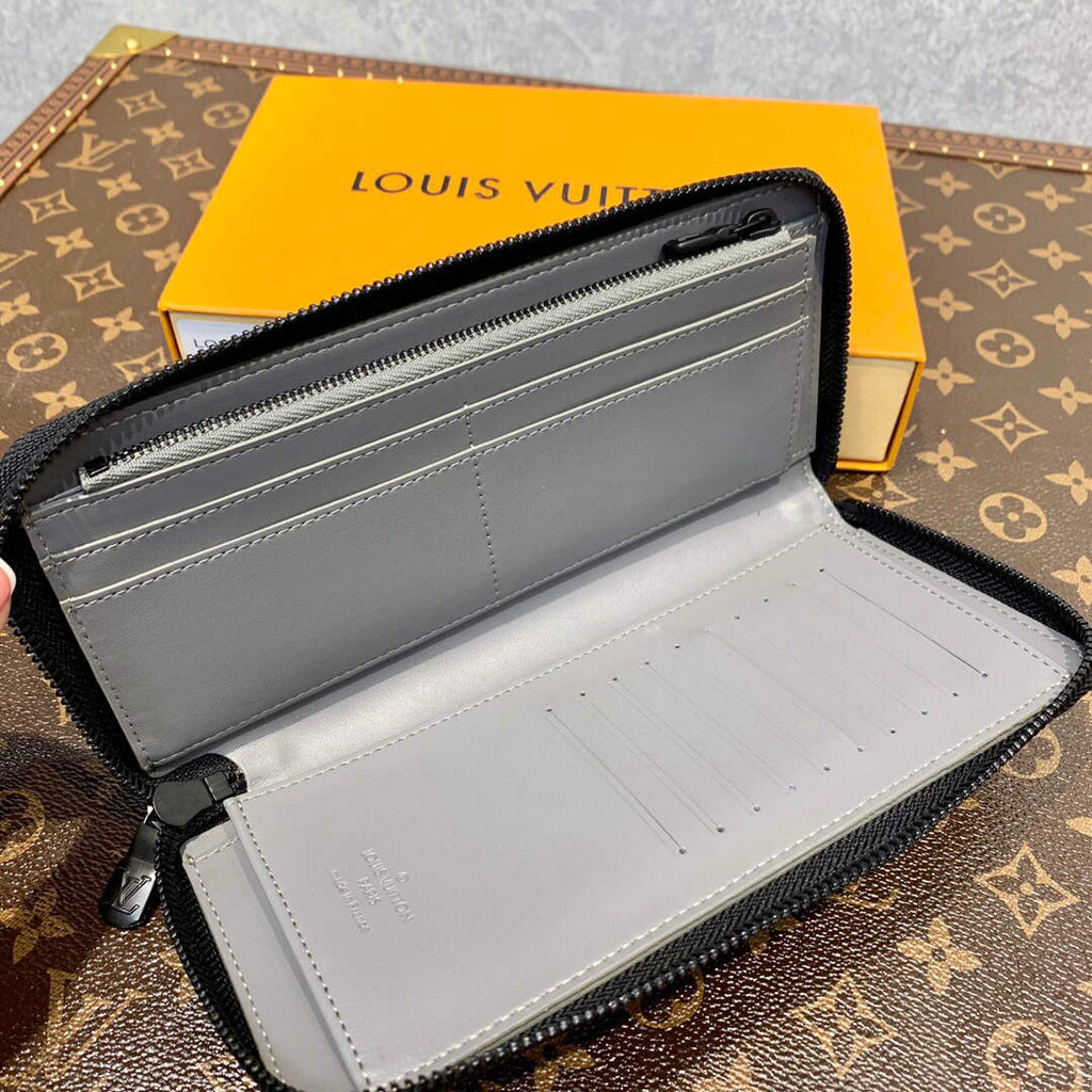 LV M81384 Louis Vuitton Zippy Wallet Vertical Anthracite Gray