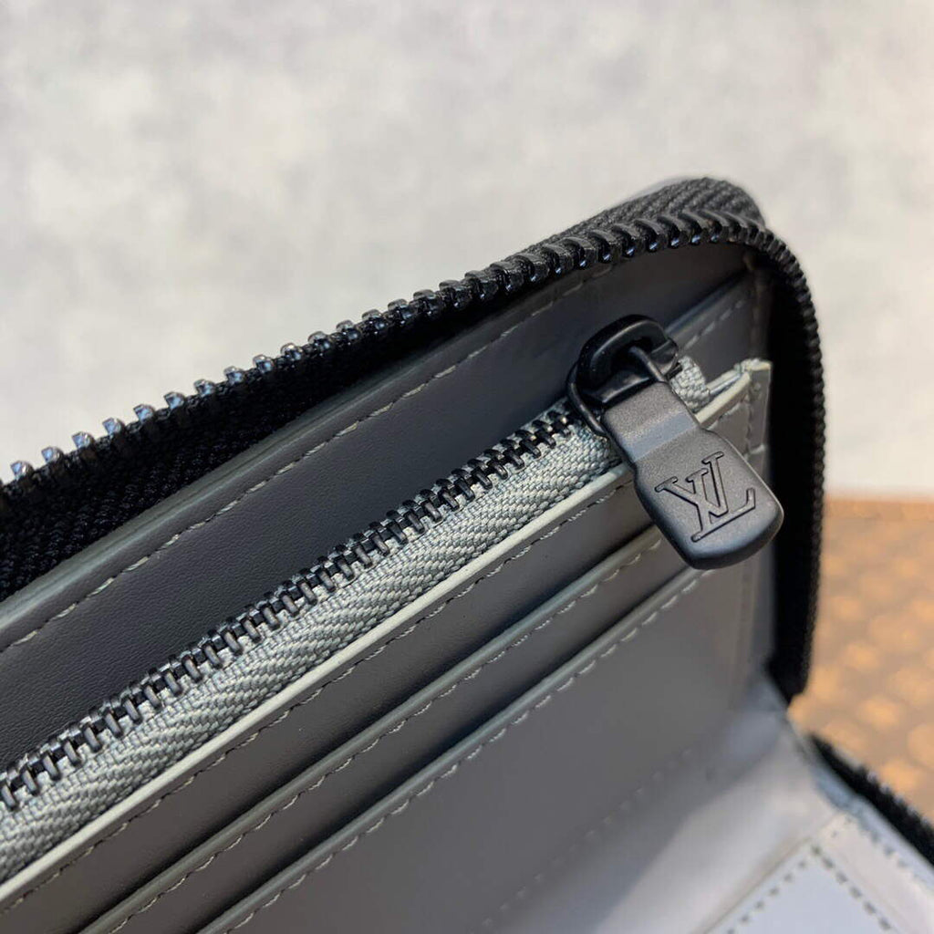 LV M81384 Louis Vuitton Zippy Wallet Vertical Anthracite Gray