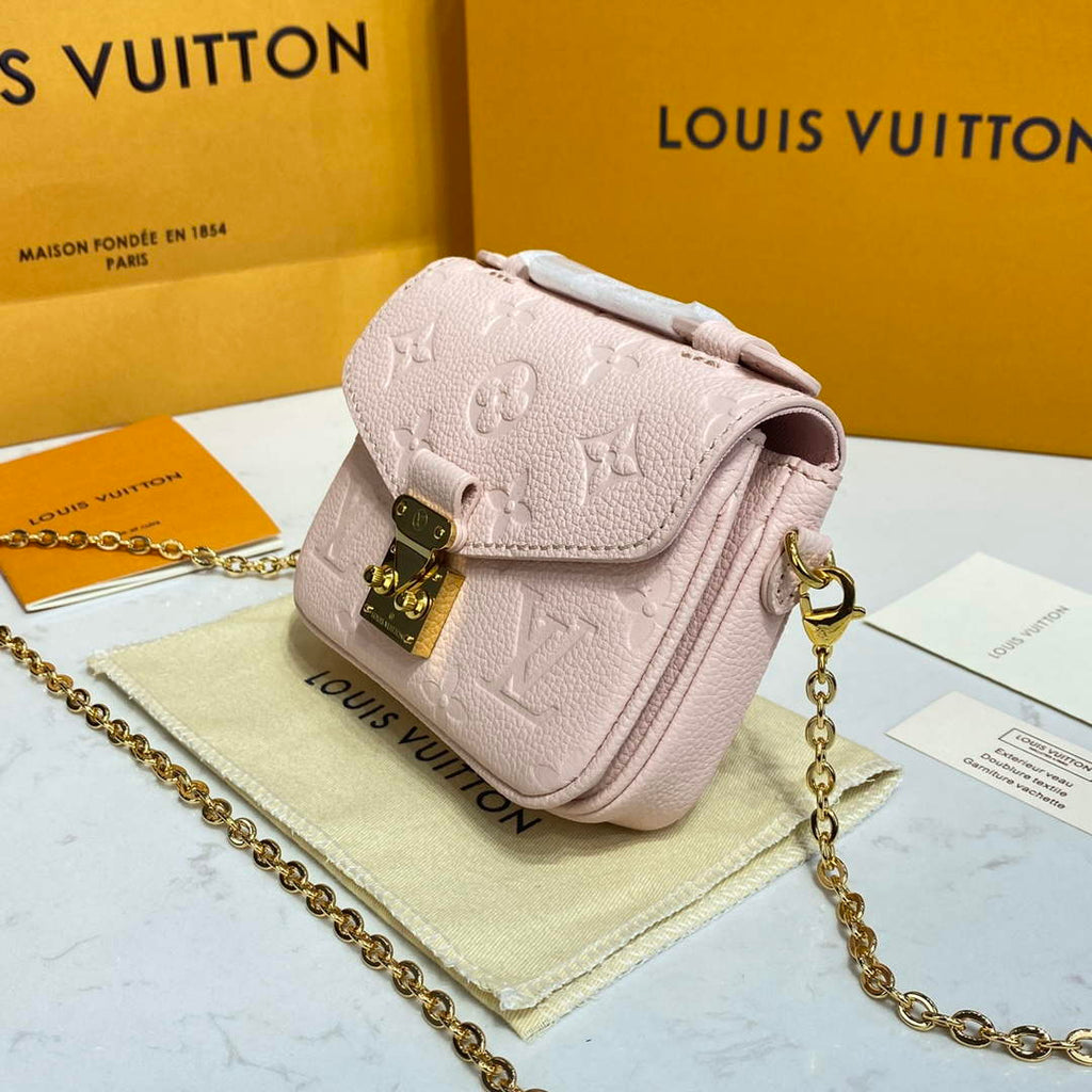 LV M81389 Louis Vuitton Micro M¨¦tis Bag Pink