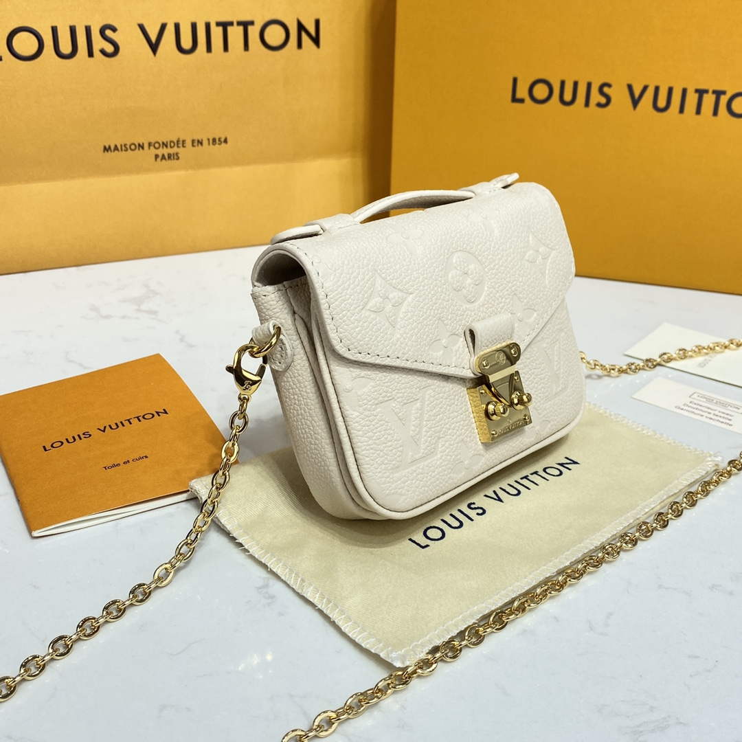 LV M81390 Louis Vuitton Micro M¨¦tis Bag Beige - Default Title - View 2