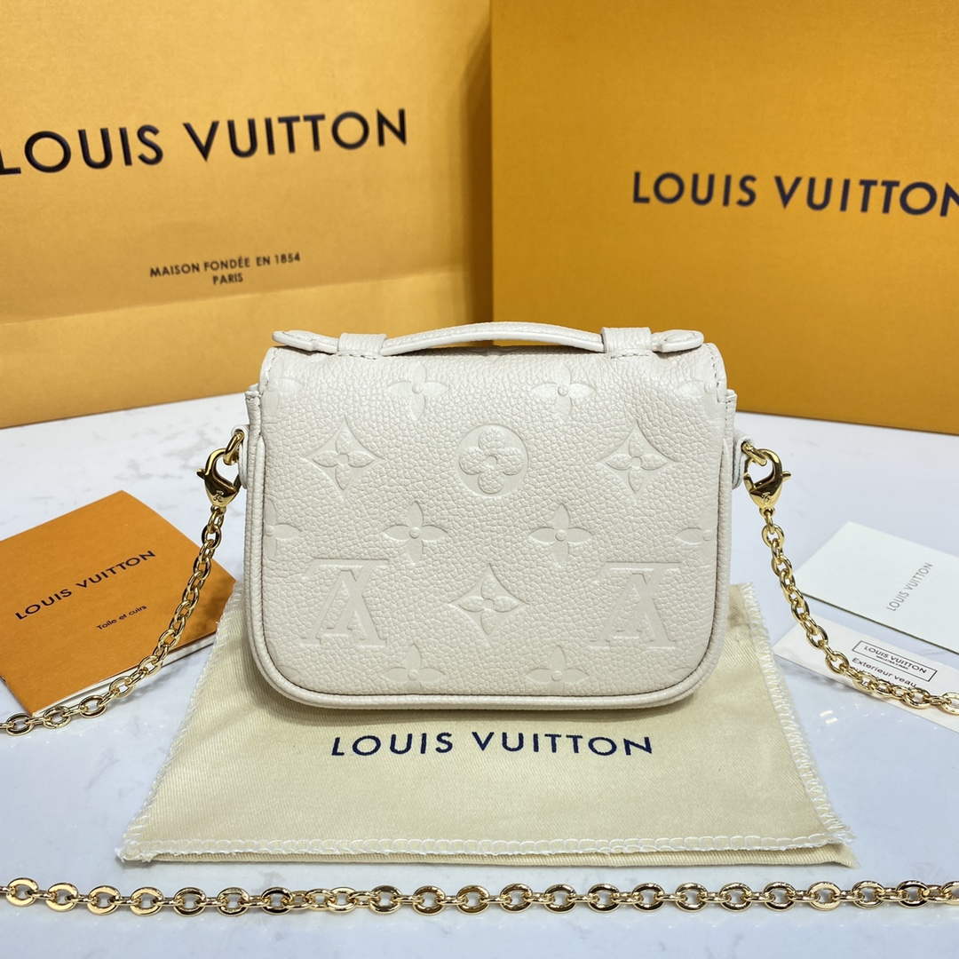 LV M81390 Louis Vuitton Micro M¨¦tis Bag Beige - Default Title - View 4
