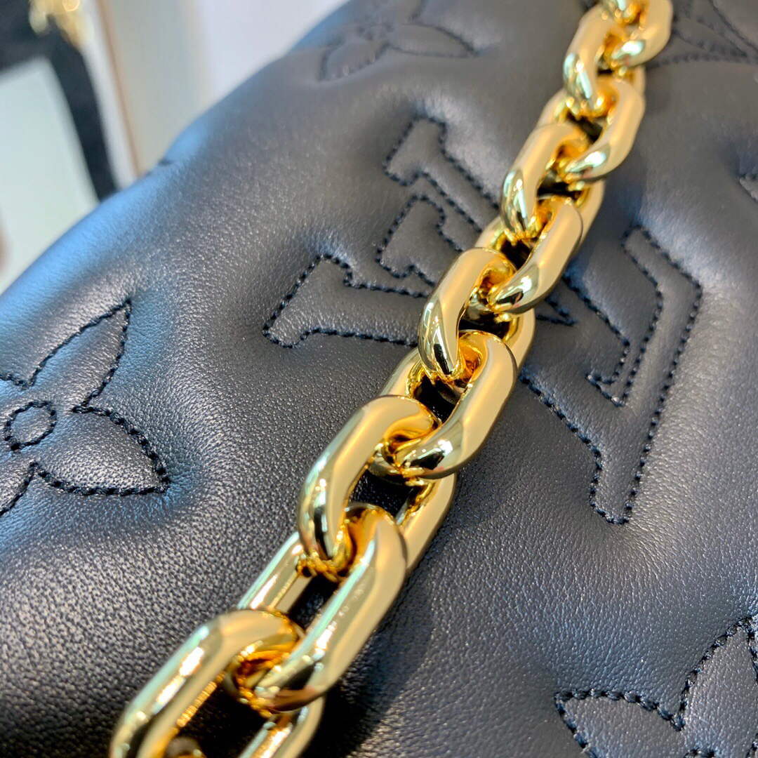 LV M81398 Louis Vuitton Wallet On Strap Bubblegram Black - Default Title - View 5