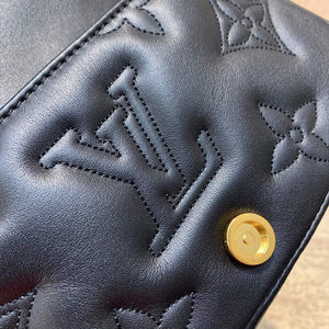 LV M81398 Louis Vuitton Wallet On Strap Bubblegram Black - Default Title - View 6