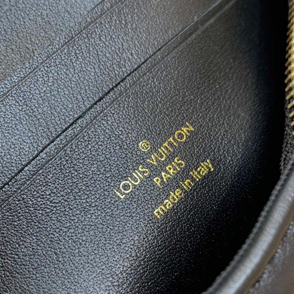 LV M81398 Louis Vuitton Wallet On Strap Bubblegram Black - Default Title - View 8