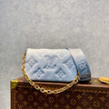 LV M81399 Louis Vuitton Wallet On Strap Bubblegram Glacier Blue - Default Title - View 1
