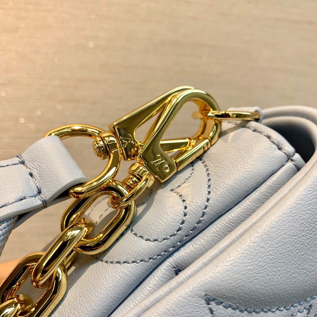 LV M81399 Louis Vuitton Wallet On Strap Bubblegram Glacier Blue - Default Title - View 5