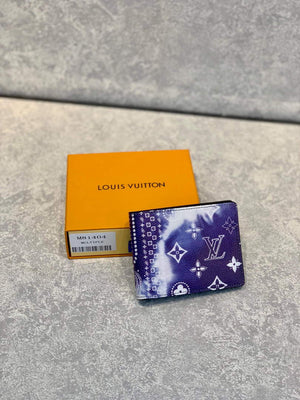 LV M81404 Louis Vuitton slender wallet Blue - Default Title - View 1