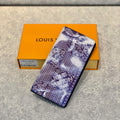 LV M81405 Louis Vuitton Brazza Wallet other leathers Blue - Default Title - View 1
