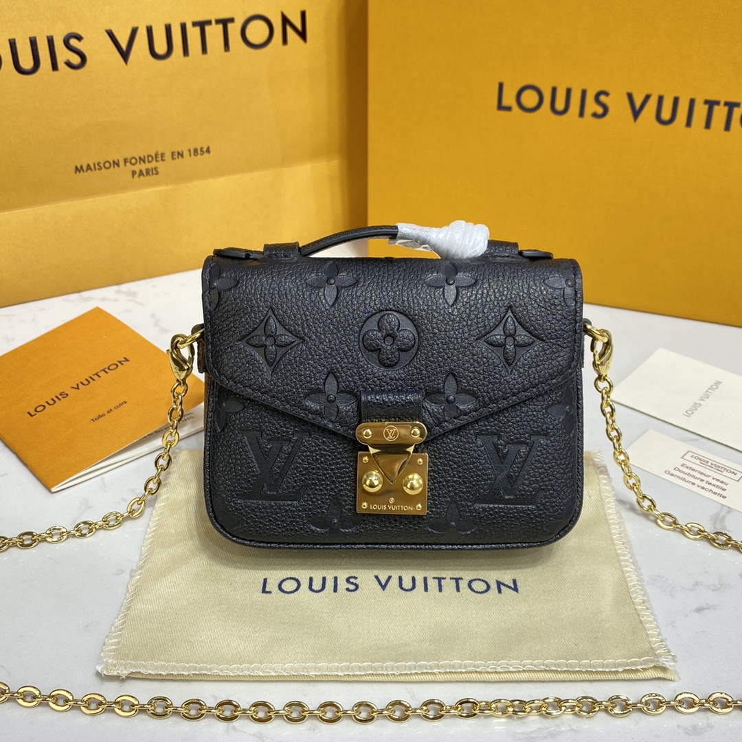 LV M81407 Louis Vuitton Micro M¨¦tis Bag Black