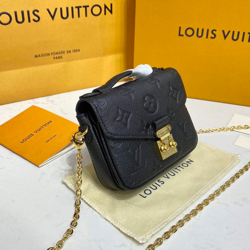 LV M81407 Louis Vuitton Micro M¨¦tis Bag Black