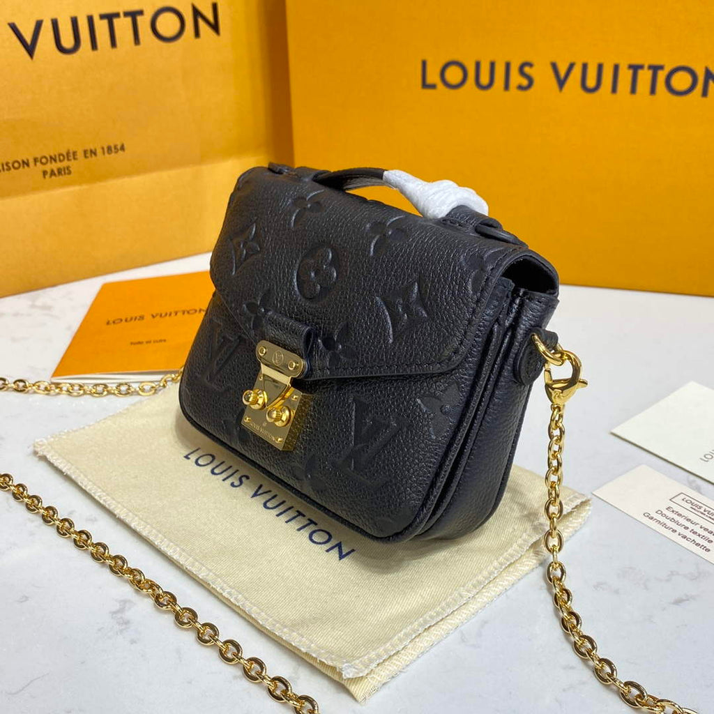 LV M81407 Louis Vuitton Micro M¨¦tis Bag Black
