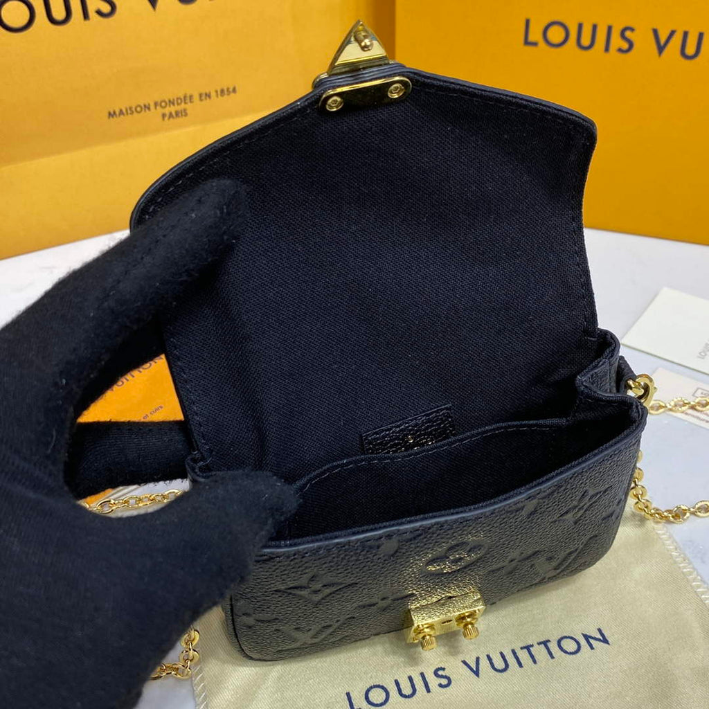 LV M81407 Louis Vuitton Micro M¨¦tis Bag Black