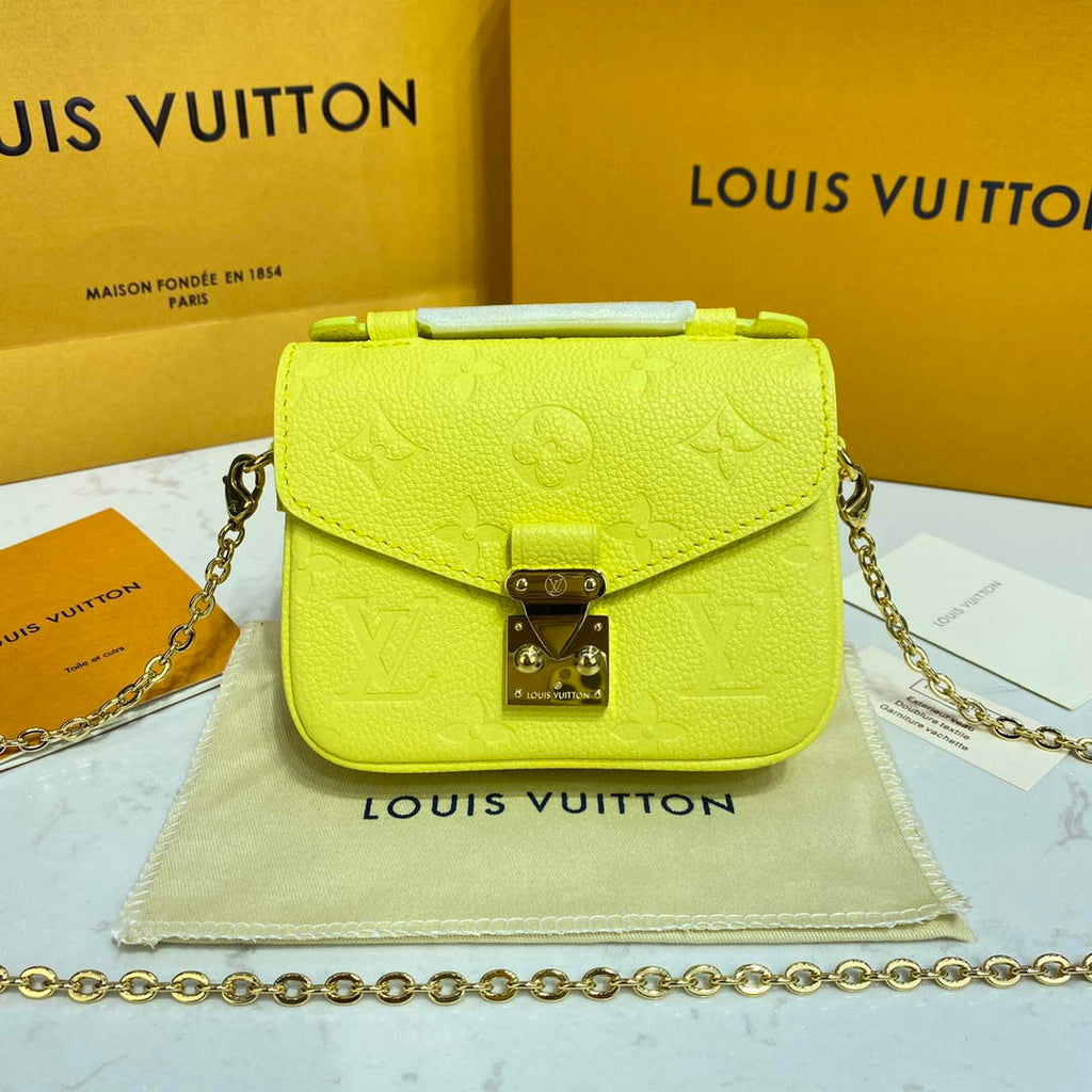 LV M81407 Louis Vuitton Micro M¨¦tis Bag Yellow