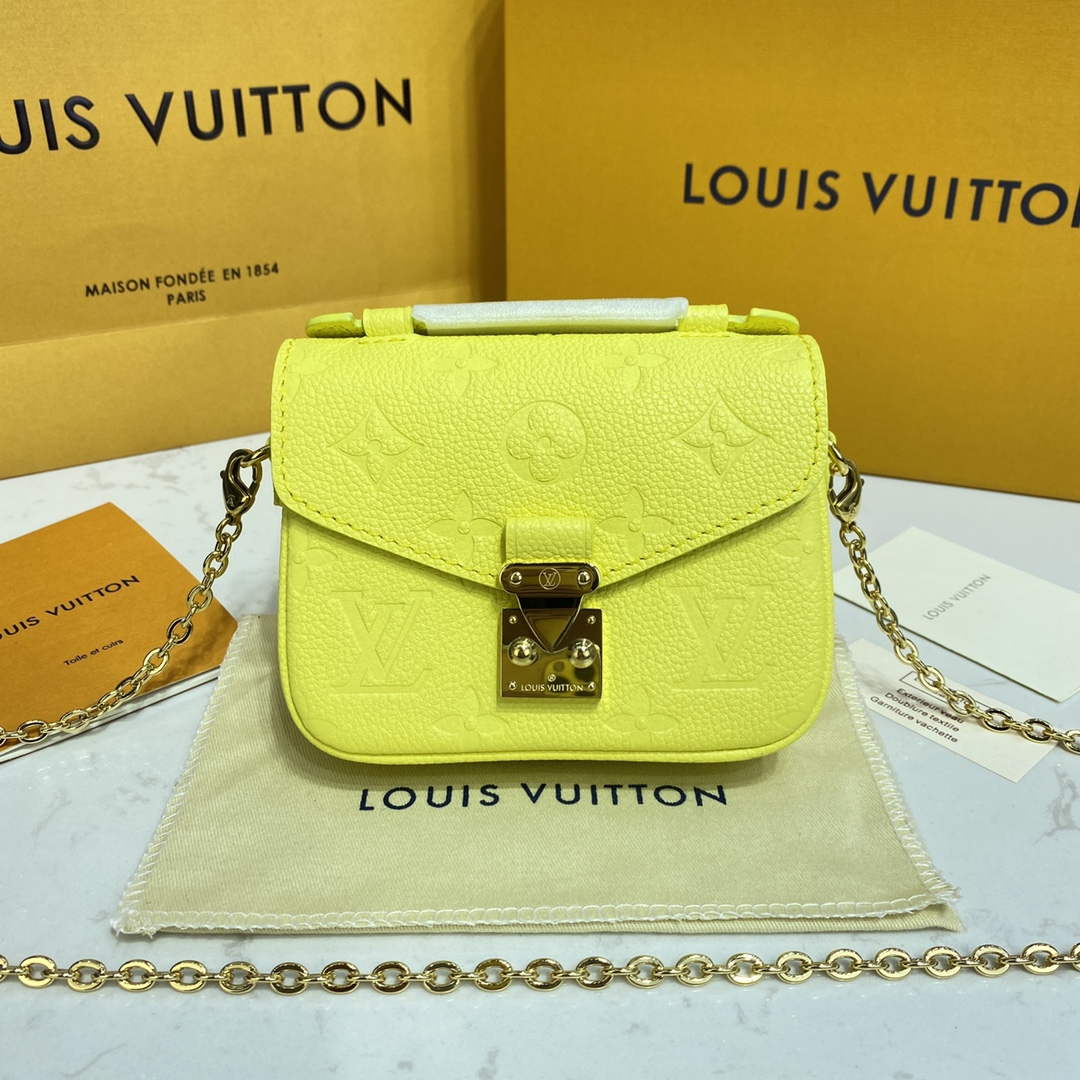 LV M81407 Louis Vuitton Micro M¨¦tis Bag Yellow