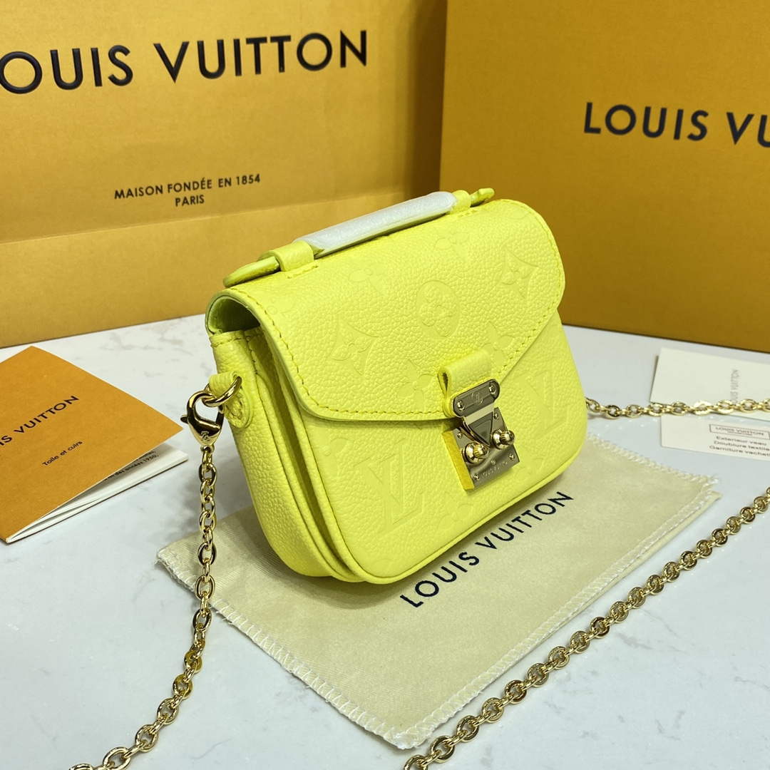 LV M81407 Louis Vuitton Micro M¨¦tis Bag Yellow
