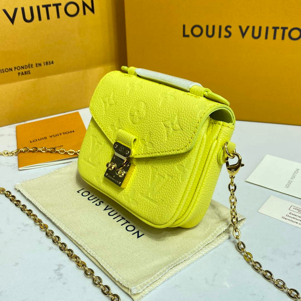 LV M81407 Louis Vuitton Micro M¨¦tis Bag Yellow
