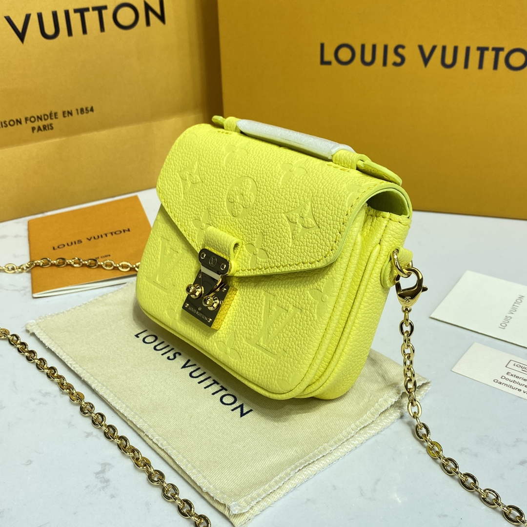 LV M81407 Louis Vuitton Micro M¨¦tis Bag Yellow