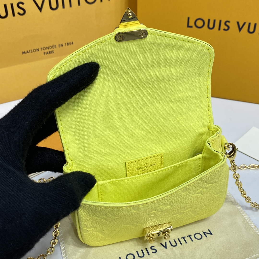 LV M81407 Louis Vuitton Micro M¨¦tis Bag Yellow