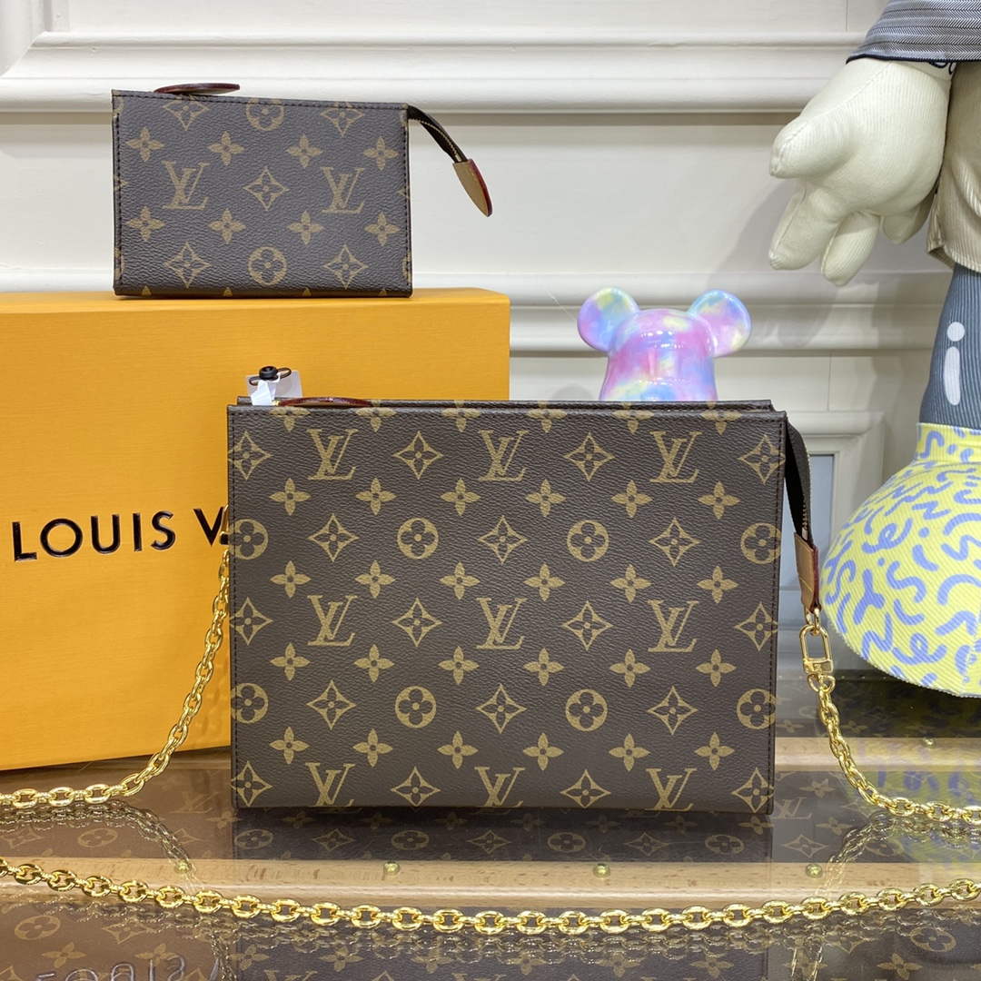 LV M81412 Louis Vuitton Toiletry Pouch On Chain - Default Title - View 1