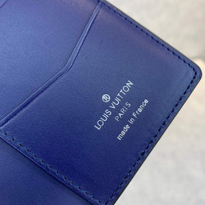 LV M81413 Louis Vuitton Pocket Organizer Other Leathers Blue - Default Title - View 4