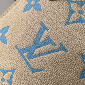 LV M81416 Louis Vuitton Petit Sac Plat Bag Blue - Default Title - View 7