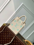 LV M81416 Louis Vuitton Petit Sac Plat Bag Matcha green