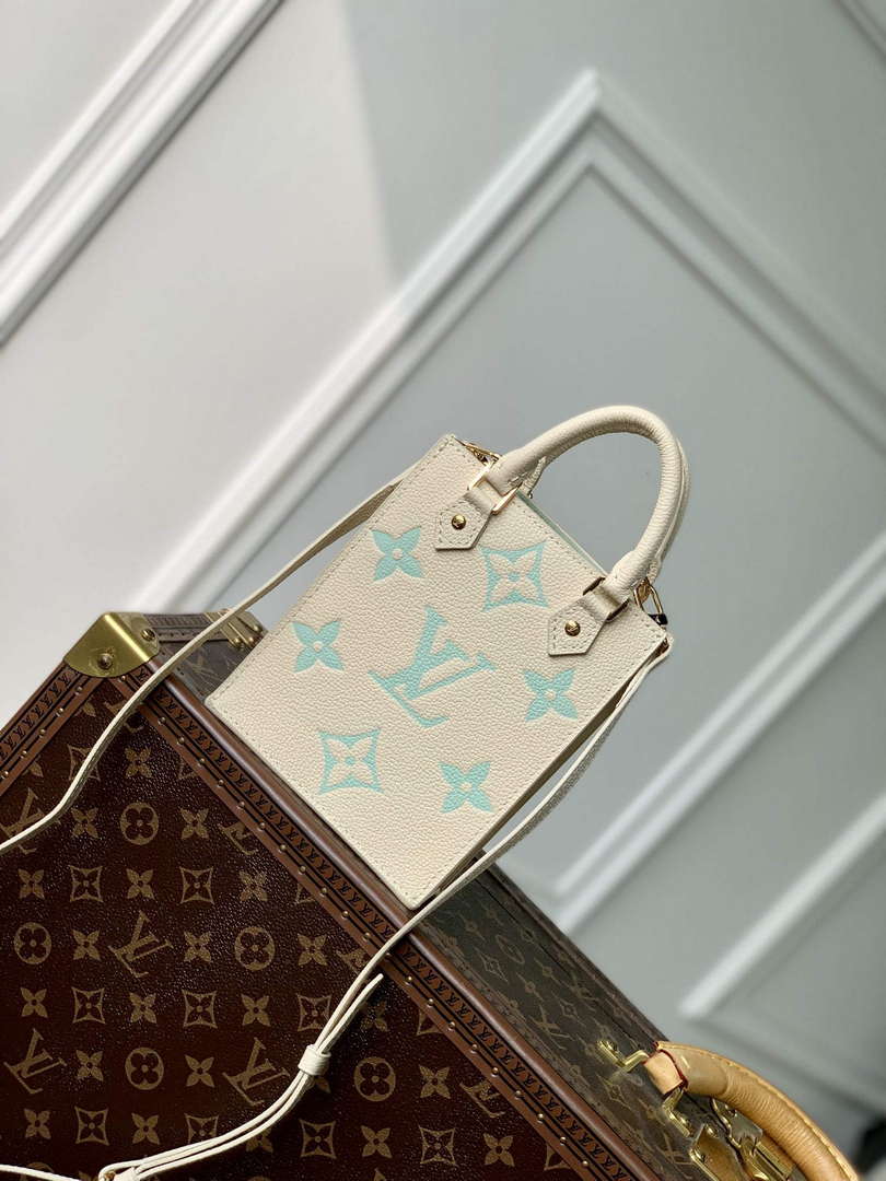 LV M81416 Louis Vuitton Petit Sac Plat Bag Matcha green - Default Title - View 1