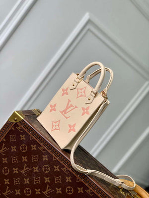 LV M81416 Louis Vuitton Petit Sac Plat Bag Pink - Default Title - View 3