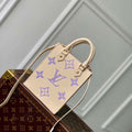 LV M81416 Louis Vuitton Petit Sac Plat Bag Taro Purple - Default Title - View 1