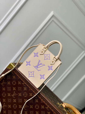LV M81416 Louis Vuitton Petit Sac Plat Bag Taro Purple - Default Title - View 2