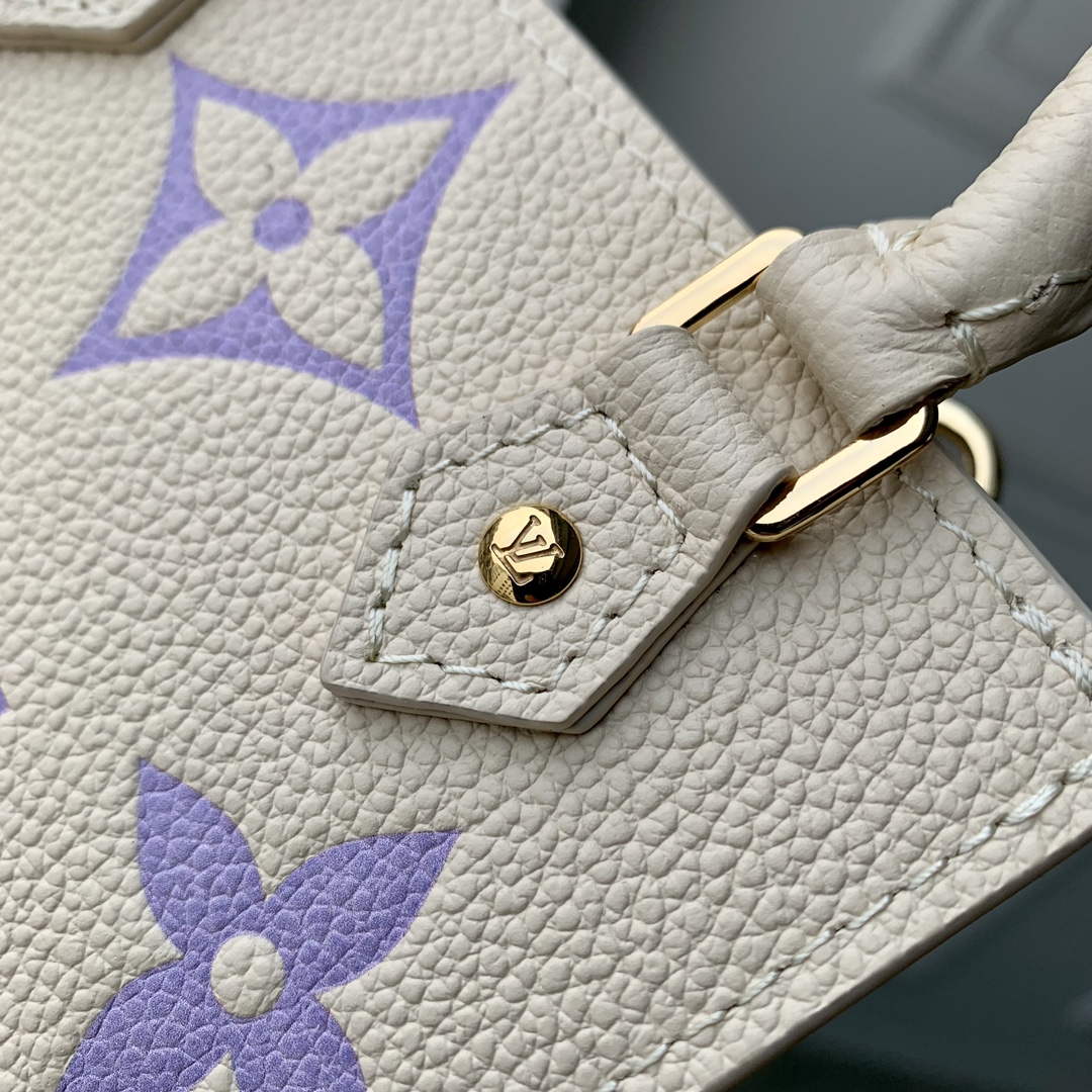 LV M81416 Louis Vuitton Petit Sac Plat Bag Taro Purple - Default Title - View 5