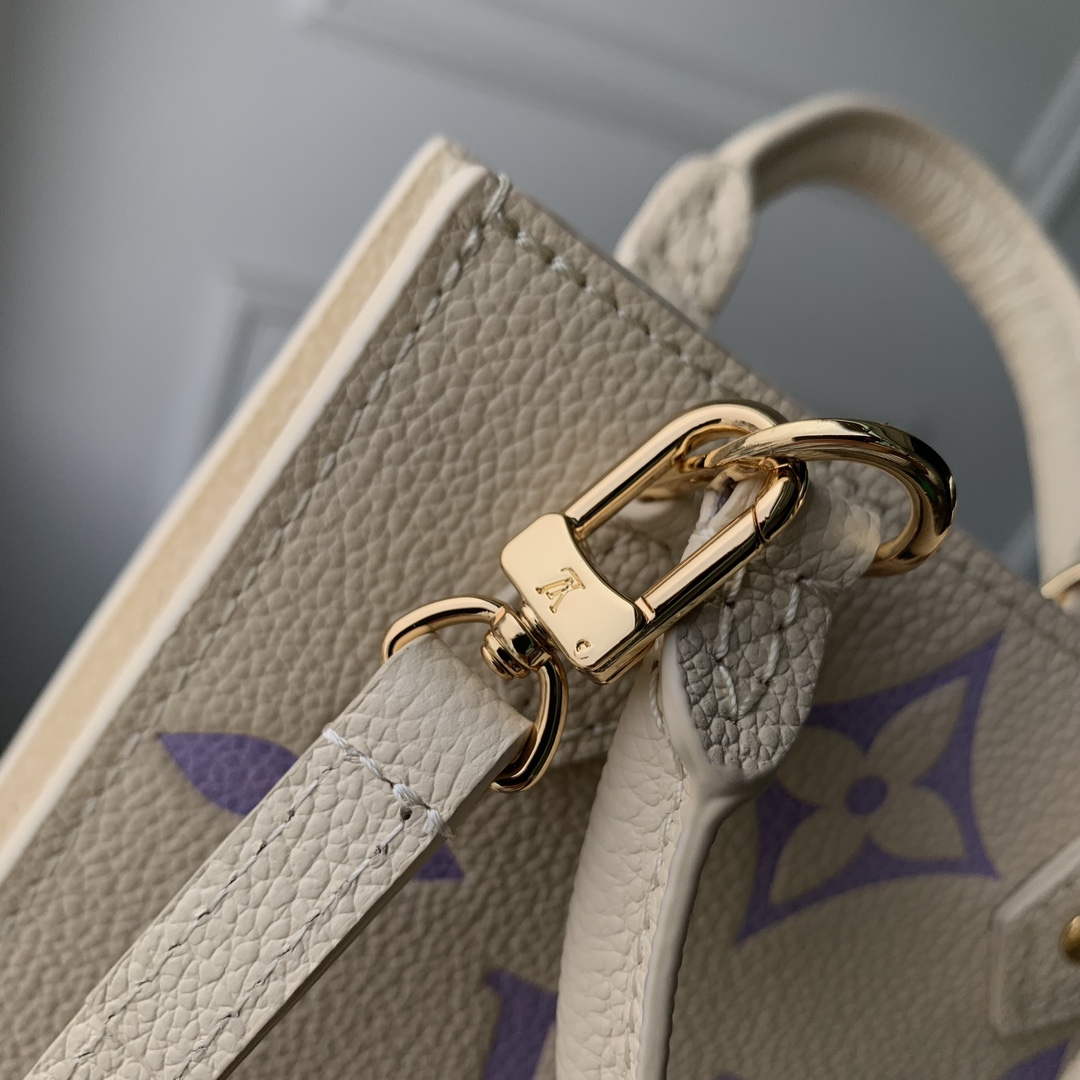 LV M81416 Louis Vuitton Petit Sac Plat Bag Taro Purple - Default Title - View 6