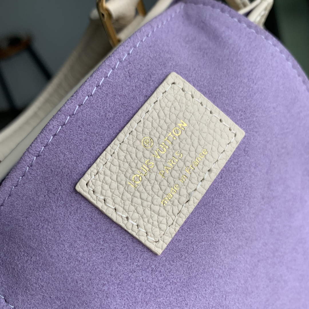 LV M81416 Louis Vuitton Petit Sac Plat Bag Taro Purple - Default Title - View 8